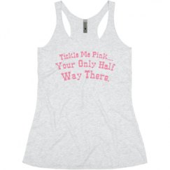 Ladies Slim Fit Super Soft Racerback Triblend Tank