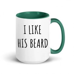 15oz Ceramic Mug with Color Inside