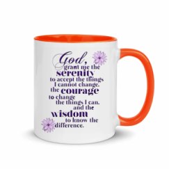 11oz Ceramic Mug with Color Inside