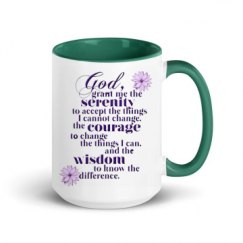 15oz Ceramic Mug with Color Inside