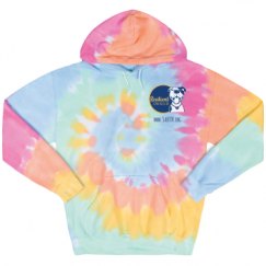 Unisex Tie-Dye Fleece Hoodie