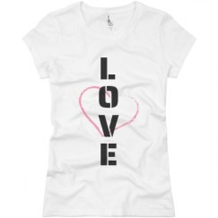 Ladies Slim Fit Basic Promo Jersey Tee