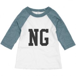 Toddler 3/4 Sleeve Raglan Tee