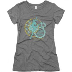 Ladies Slim Fit Super Soft Triblend Tee