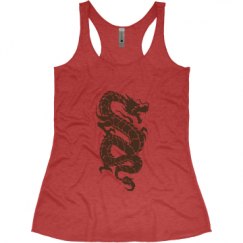 Ladies Slim Fit Super Soft Racerback Triblend Tank