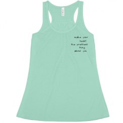 Ladies Flowy Racerback Tank