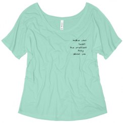 Ladies Flowy Slouchy Tee