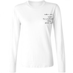 Ladies Relaxed Fit Basic Long Sleeve Tee