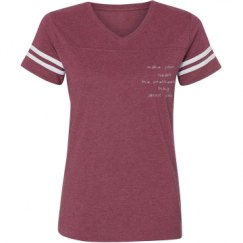 Ladies Relaxed Fit Vintage Sports Tee