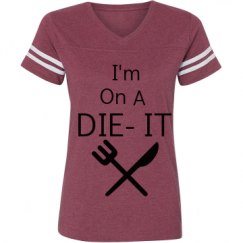 Ladies Relaxed Fit Vintage Sports Tee