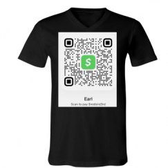 Unisex V-Neck Jersey Tee