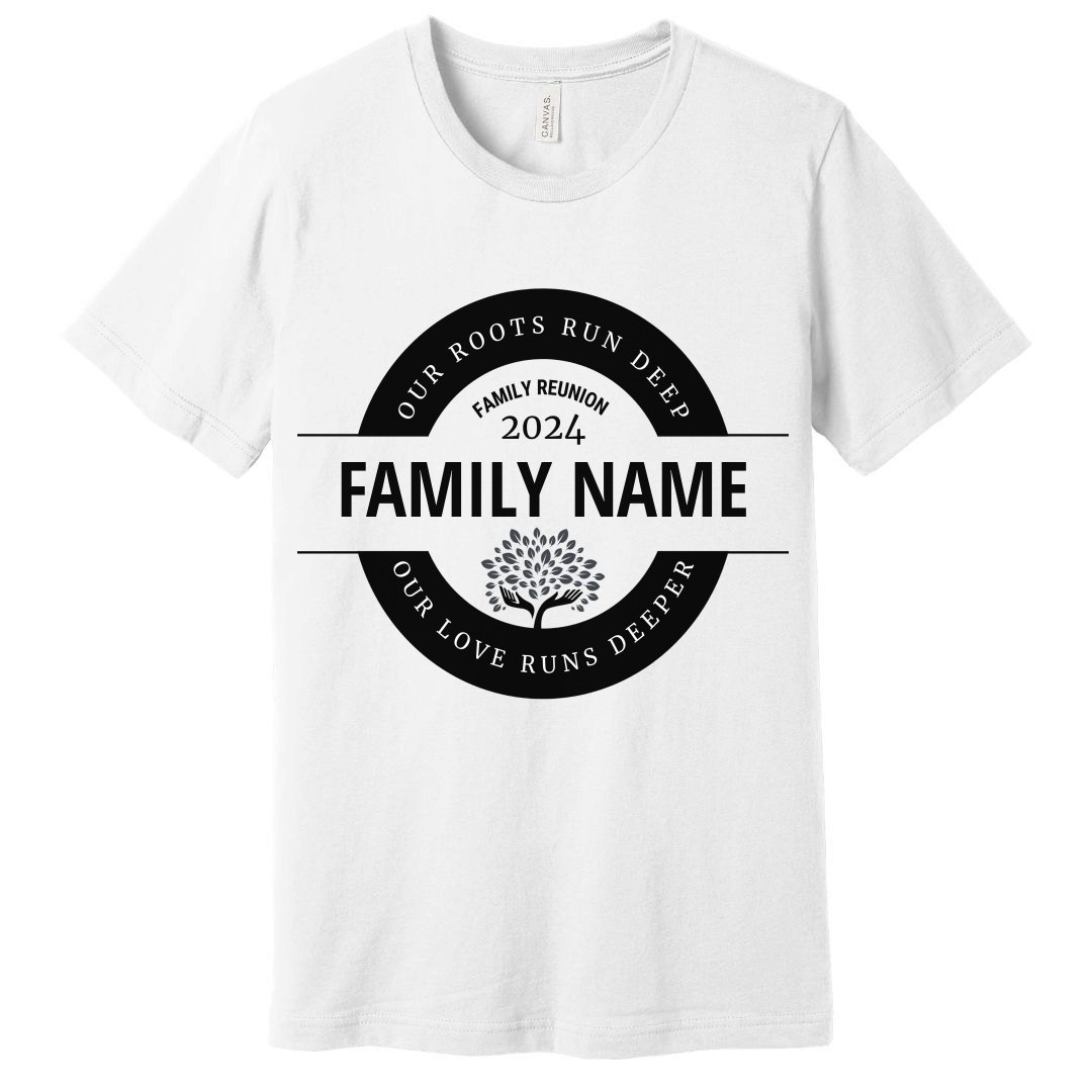 Roots Run Deep Family Reunion Shirt - Unisex Bella + Canvas Premium T-Shirt, image size:1080x1080