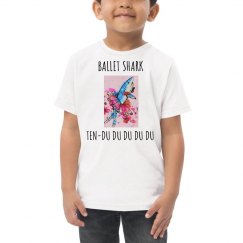 Ballet shark ten-du toddler ruffle shirt