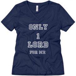 Ladies Relaxed Fit V-Neck Tee