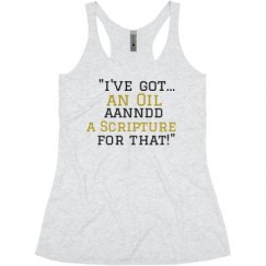 Ladies Slim Fit Super Soft Racerback Triblend Tank