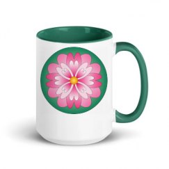 15oz Ceramic Mug with Color Inside