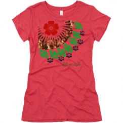 Ladies Slim Fit Super Soft Triblend Tee