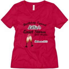 Ladies Relaxed Fit V-Neck Tee