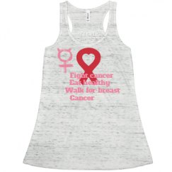 Ladies Flowy Racerback Tank