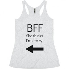 Ladies Slim Fit Super Soft Racerback Triblend Tank