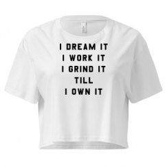 Ladies Festival Cali Crop Top Tee