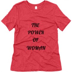 Ladies Relaxed Fit Super Soft Triblend Tee