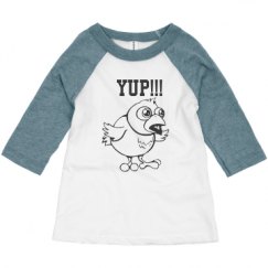 Toddler 3/4 Sleeve Raglan Tee