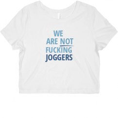 Ladies Slim Fit Crop Top Tee