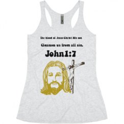 Ladies Slim Fit Super Soft Racerback Triblend Tank