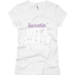 Ladies Slim Fit Basic Promo Jersey Tee