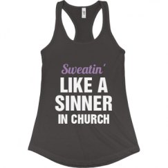 Ladies Slim Fit Racerback Tank Top