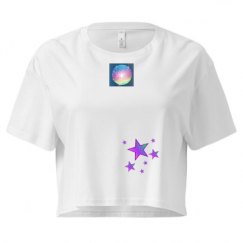 Ladies Festival Cali Crop Top Tee