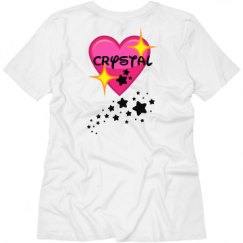 Ladies Relaxed Fit V-Neck Tee