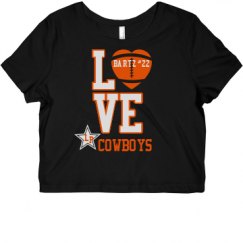 Ladies Slim Fit Crop Top Tee