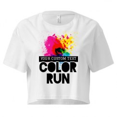 Ladies Festival Cali Crop Top Tee