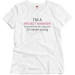 I'm a project manager
