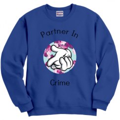 Unisex Film and Foil Crewneck Sweatshirt