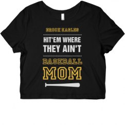 Ladies Slim Fit Crop Top Tee