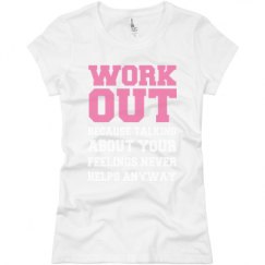 Ladies Slim Fit Basic Promo Jersey Tee