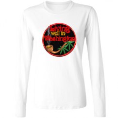 Ladies Relaxed Fit Basic Long Sleeve Tee