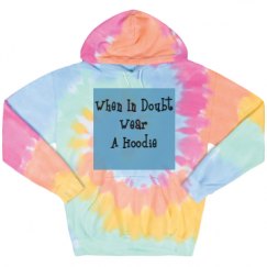 Unisex Tie-Dye Fleece Hoodie