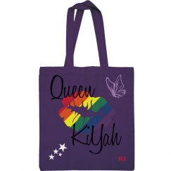 QK purple tote
