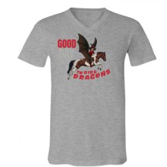 Unisex V-Neck Jersey Tee