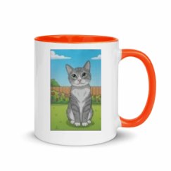 11oz Ceramic Mug with Color Inside