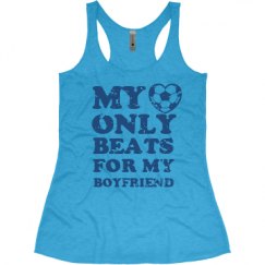 Ladies Slim Fit Super Soft Racerback Triblend Tank