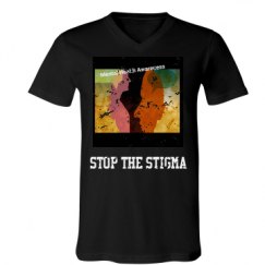 Unisex V-Neck Jersey Tee