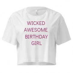 Ladies Festival Cali Crop Top Tee