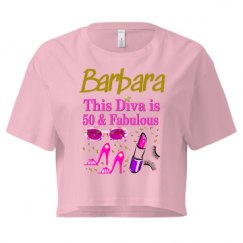 Ladies Festival Cali Crop Top Tee