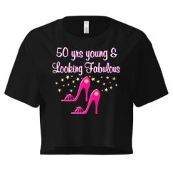 Ladies Festival Cali Crop Top Tee