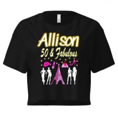 Ladies Festival Cali Crop Top Tee